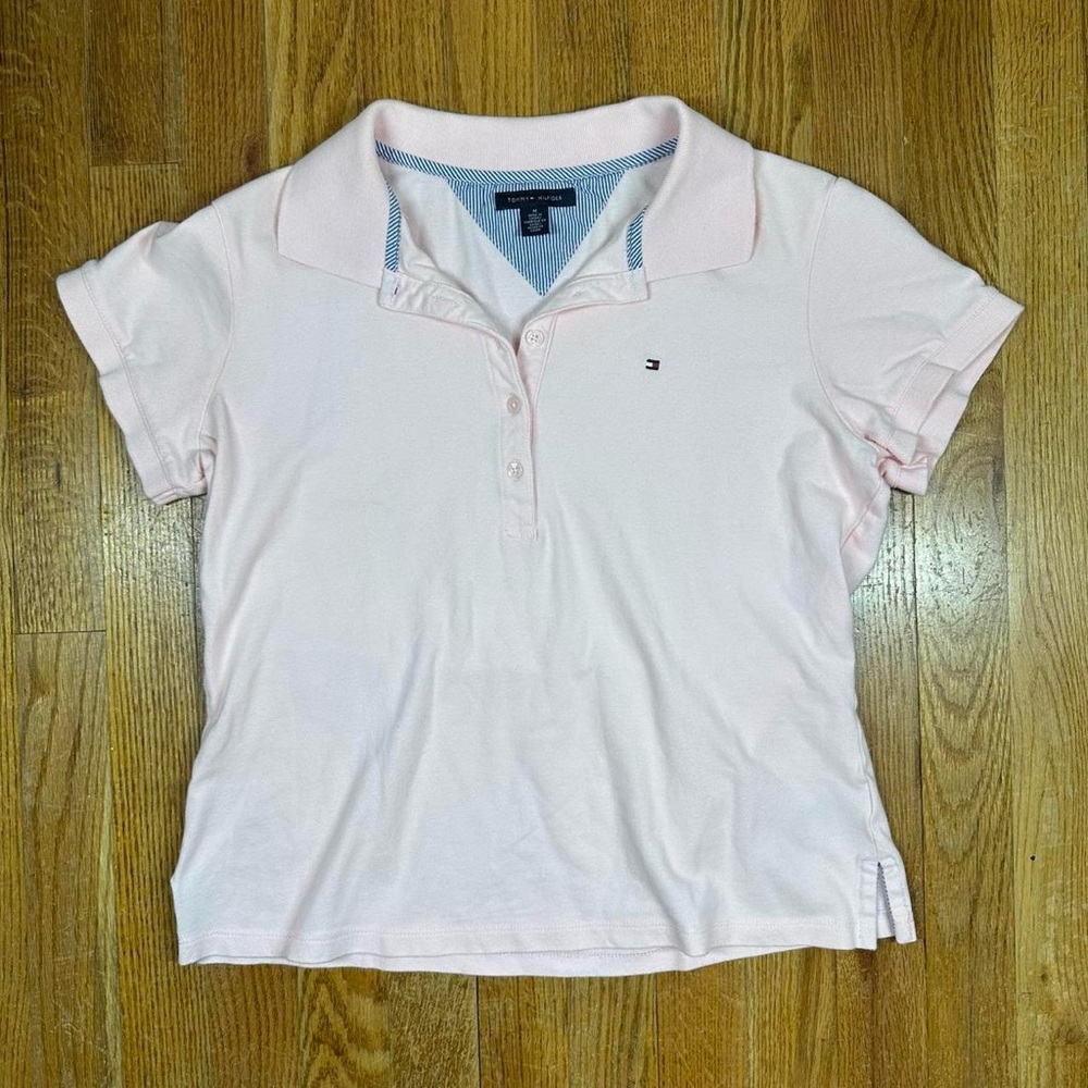 Tommy Hilfiger Pink polo top